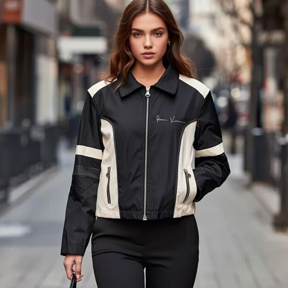 Versace Gianni Signature Panda Jacket Medium M $980